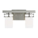 Myhouse Lighting Generation Lighting - 4421602-962 - Two Light Wall / Bath - Robie - Brushed Nickel