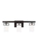 Myhouse Lighting Generation Lighting - 4421603EN3-710 - Three Light Wall / Bath - Robie - Bronze