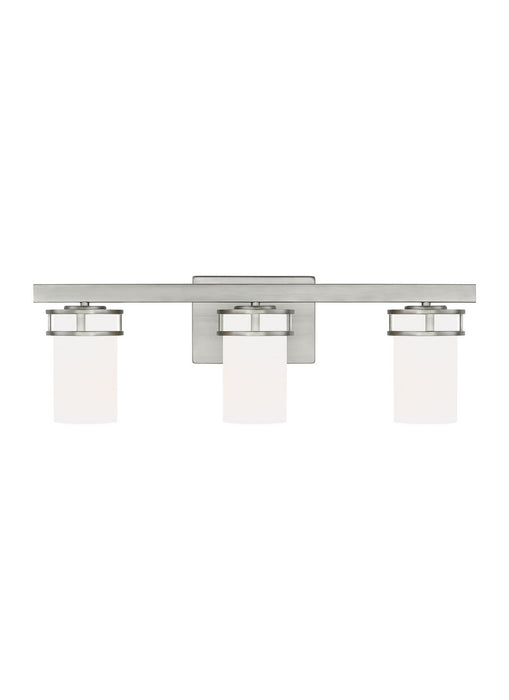 Myhouse Lighting Generation Lighting - 4421603EN3-962 - Three Light Wall / Bath - Robie - Brushed Nickel