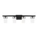 Myhouse Lighting Generation Lighting - 4421604-112 - Four Light Wall / Bath - Robie - Midnight Black