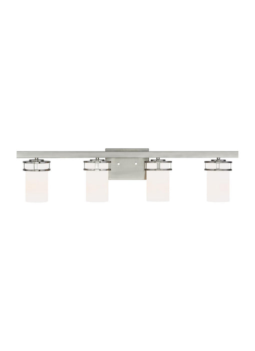 Myhouse Lighting Generation Lighting - 4421604EN3-962 - Four Light Wall / Bath - Robie - Brushed Nickel