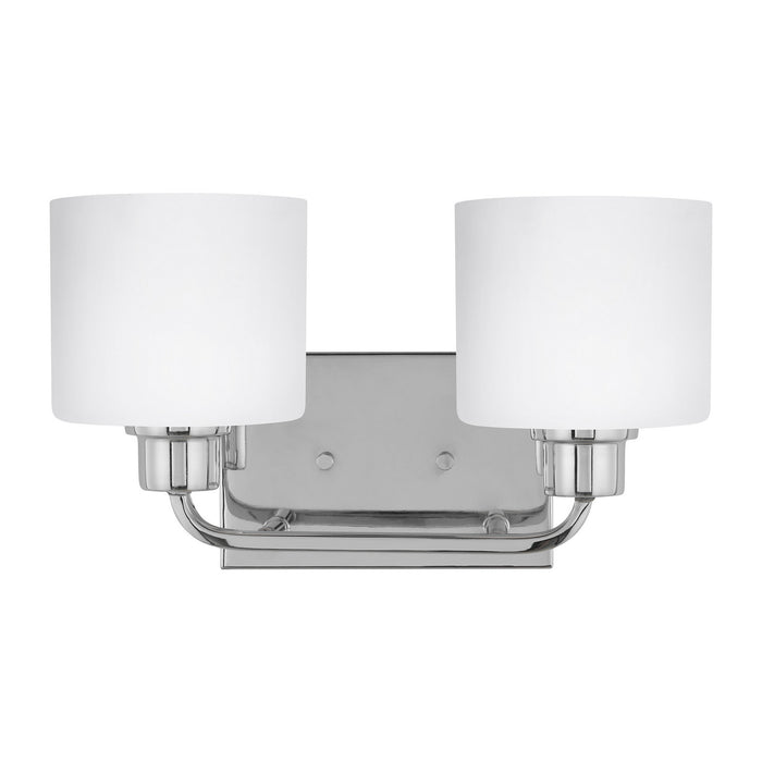 Myhouse Lighting Generation Lighting - 4428802-05 - Two Light Wall / Bath - Canfield - Chrome