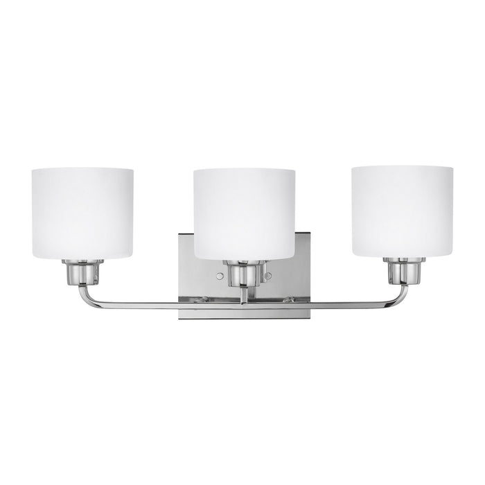 Myhouse Lighting Generation Lighting - 4428803-05 - Three Light Wall / Bath - Canfield - Chrome