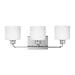 Myhouse Lighting Generation Lighting - 4428803EN3-05 - Three Light Wall / Bath - Canfield - Chrome