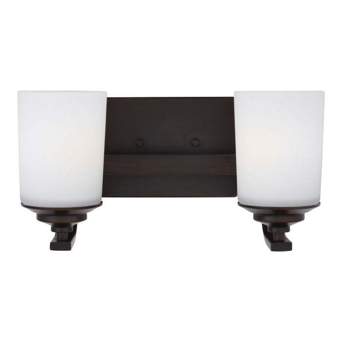 Myhouse Lighting Generation Lighting - 4430702-710 - Two Light Wall / Bath - Kemal - Bronze