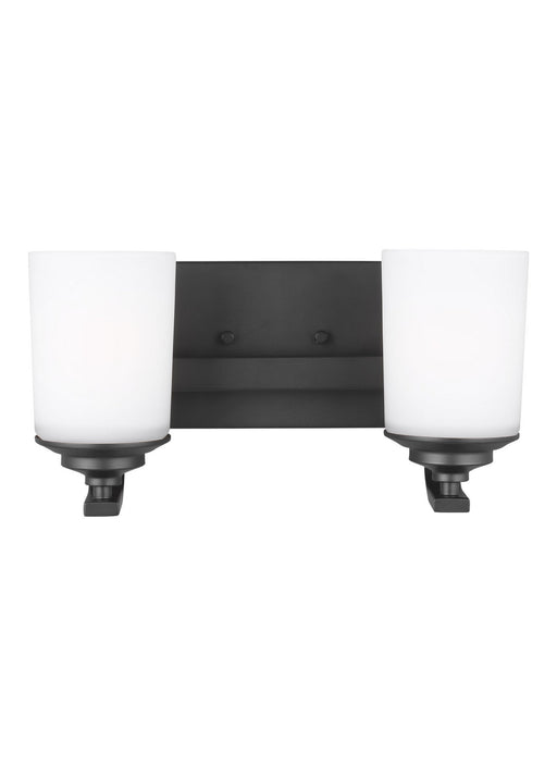 Myhouse Lighting Generation Lighting - 4430702EN3-112 - Two Light Wall / Bath - Kemal - Midnight Black