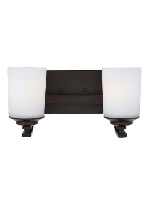 Myhouse Lighting Generation Lighting - 4430702EN3-710 - Two Light Wall / Bath - Kemal - Bronze