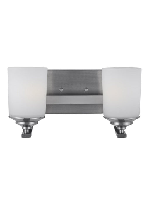 Myhouse Lighting Generation Lighting - 4430702EN3-962 - Two Light Wall / Bath - Kemal - Brushed Nickel