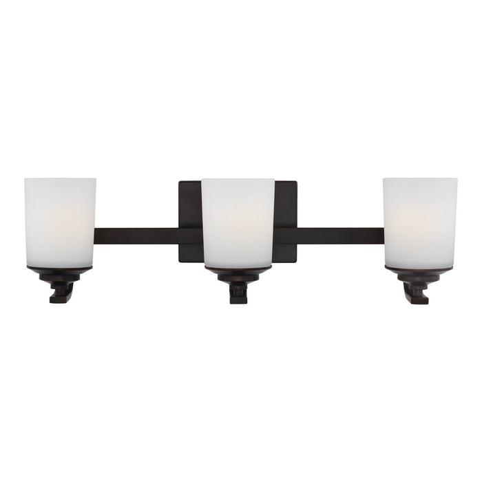 Myhouse Lighting Generation Lighting - 4430703-710 - Three Light Wall / Bath - Kemal - Bronze