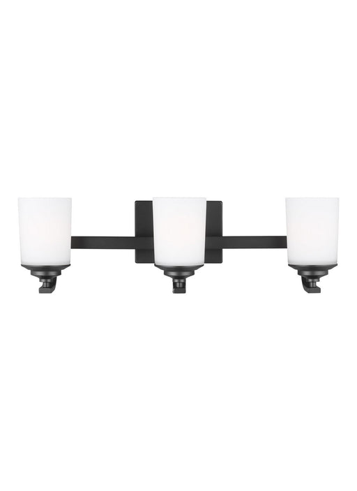 Myhouse Lighting Generation Lighting - 4430703EN3-112 - Three Light Wall / Bath - Kemal - Midnight Black