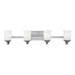 Myhouse Lighting Generation Lighting - 4430704-962 - Four Light Wall / Bath - Kemal - Brushed Nickel