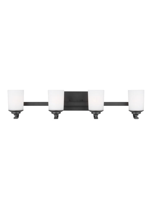 Myhouse Lighting Generation Lighting - 4430704EN3-112 - Four Light Wall / Bath - Kemal - Midnight Black