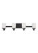 Myhouse Lighting Generation Lighting - 4430704EN3-710 - Four Light Wall / Bath - Kemal - Bronze