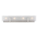 Myhouse Lighting Visual Comfort Studio - 4430804-962 - Four Light Wall / Bath - Syll - Brushed Nickel