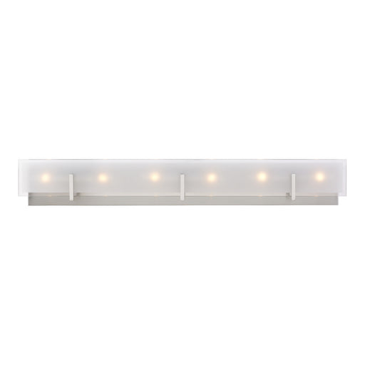 Myhouse Lighting Visual Comfort Studio - 4430806-962 - Six Light Wall / Bath - Syll - Brushed Nickel