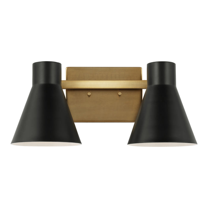 Myhouse Lighting Generation Lighting - 4441302-848 - Two Light Wall / Bath - Towner - Satin Brass