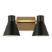 Myhouse Lighting Generation Lighting - 4441302-848 - Two Light Wall / Bath - Towner - Satin Brass