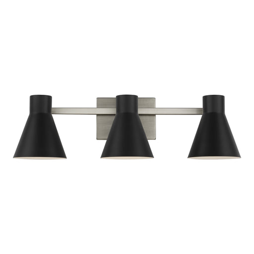 Myhouse Lighting Generation Lighting - 4441303-962 - Three Light Wall / Bath - Towner - Brushed Nickel