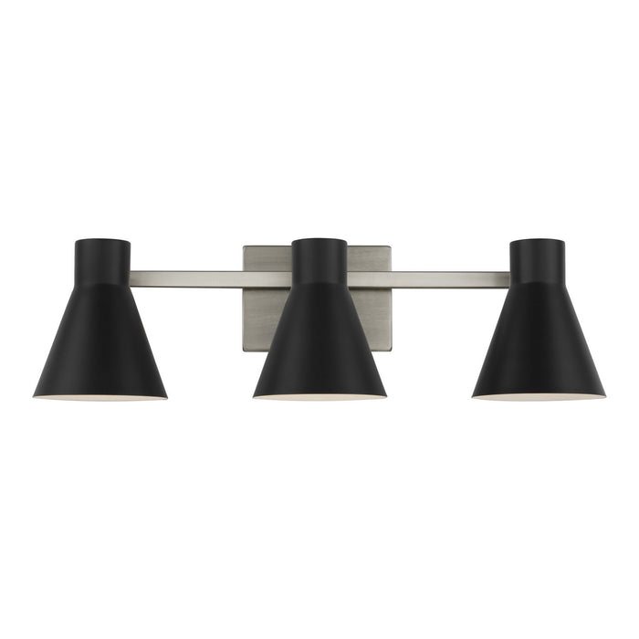 Myhouse Lighting Generation Lighting - 4441303-962 - Three Light Wall / Bath - Towner - Brushed Nickel