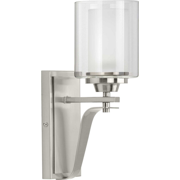 Myhouse Lighting Progress Lighting - P300120-009 - One Light Wall Bracket - Kene - Brushed Nickel