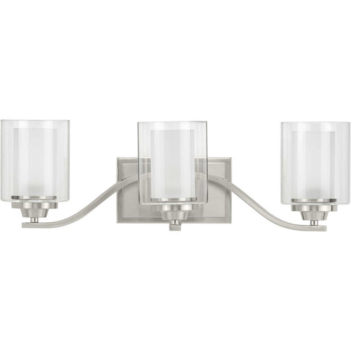 Myhouse Lighting Progress Lighting - P300122-009 - Three Light Bath - Kene - Brushed Nickel