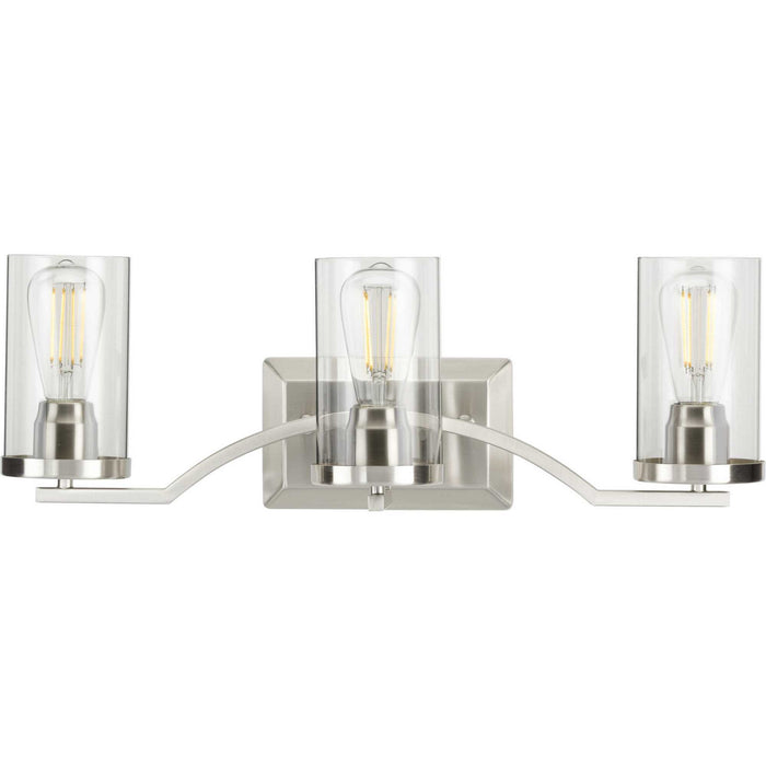 Myhouse Lighting Progress Lighting - P300258-009 - Three Light Bath - Lassiter - Brushed Nickel