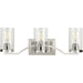 Myhouse Lighting Progress Lighting - P300258-009 - Three Light Bath - Lassiter - Brushed Nickel