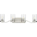 Myhouse Lighting Progress Lighting - P300259-009 - Four Light Bath - Lassiter - Brushed Nickel