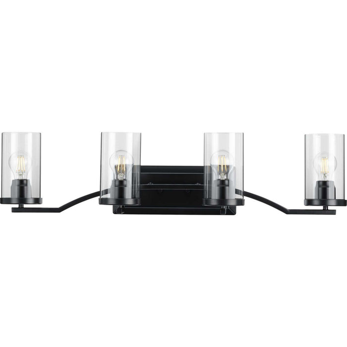 Myhouse Lighting Progress Lighting - P300259-031 - Four Light Bath - Lassiter - Black