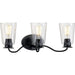 Myhouse Lighting Progress Lighting - P300263-031 - Three Light Bath - Durrell - Matte Black