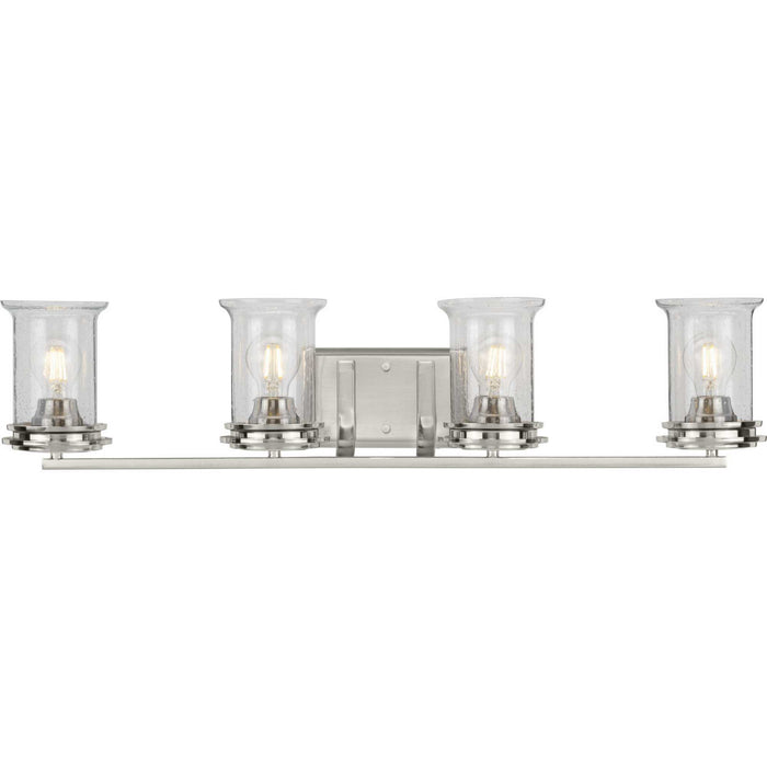 Myhouse Lighting Progress Lighting - P300275-009 - Four Light Bath - Winslett - Brushed Nickel