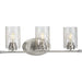 Myhouse Lighting Progress Lighting - P300278-009 - Three Light Bath - Riley - Brushed Nickel