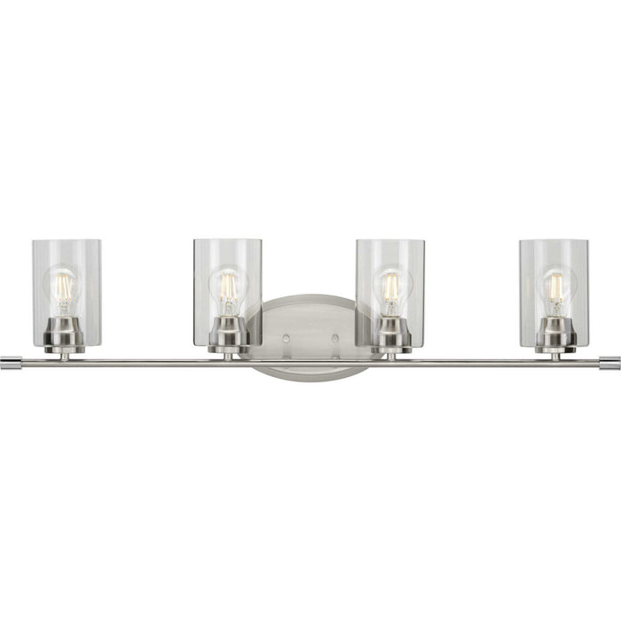 Myhouse Lighting Progress Lighting - P300279-009 - Four Light Bath - Riley - Brushed Nickel