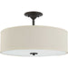 Myhouse Lighting Progress Lighting - P350168-020 - Three Light Semi Flush Mount - Inspire - Antique Bronze