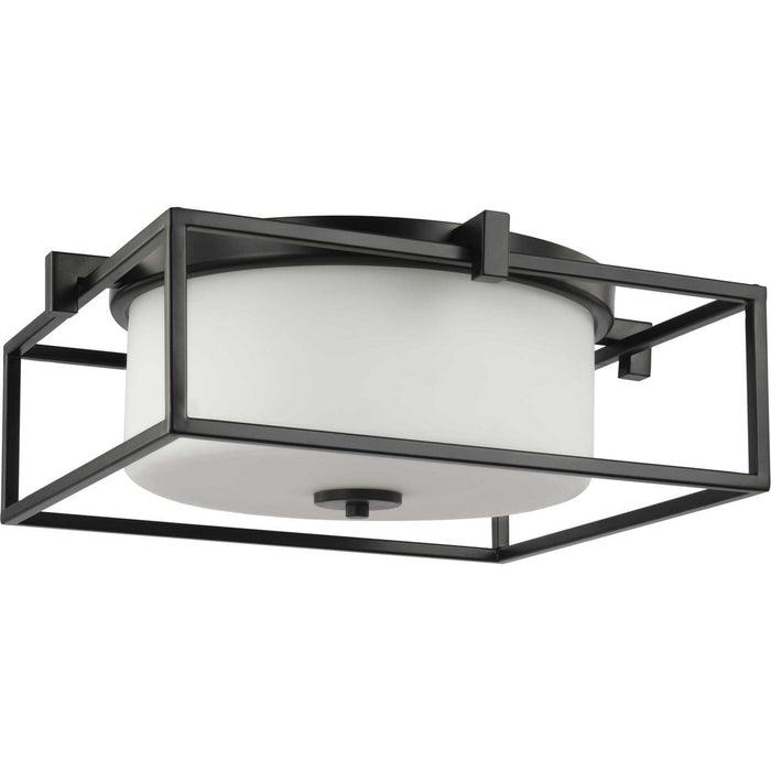 Myhouse Lighting Progress Lighting - P350171-031 - Two Light Flush Mount - Chadwick - Black