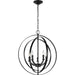 Myhouse Lighting Progress Lighting - P3841-31 - Five Light Pendant - Equinox - Black