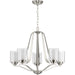 Myhouse Lighting Progress Lighting - P400095-009 - Five Light Chandelier - Kene - Brushed Nickel