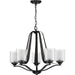 Myhouse Lighting Progress Lighting - P400095-143 - Five Light Chandelier - Kene - Graphite