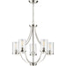 Myhouse Lighting Progress Lighting - P400197-009 - Five Light Chandelier - Lassiter - Brushed Nickel