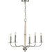 Myhouse Lighting Progress Lighting - P400199-009 - Five Light Chandelier - Durrell - Brushed Nickel