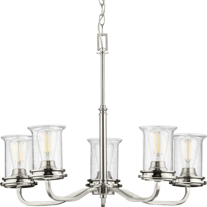 Myhouse Lighting Progress Lighting - P400206-009 - Five Light Chandelier - Winslett - Brushed Nickel