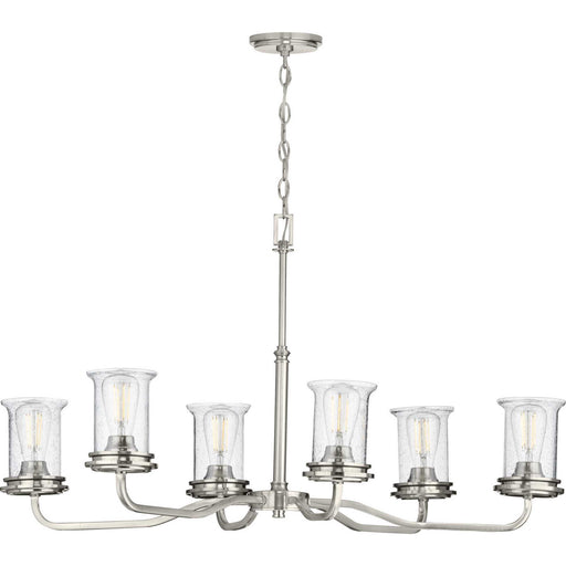 Myhouse Lighting Progress Lighting - P400207-009 - Six Light Chandelier - Winslett - Brushed Nickel