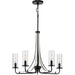 Myhouse Lighting Progress Lighting - P400209-031 - Five Light Chandelier - Riley - Black