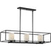 Myhouse Lighting Progress Lighting - P400225-031 - Three Light Island Chandelier - Chadwick - Black