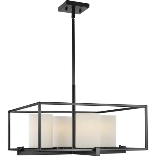 Myhouse Lighting Progress Lighting - P400226-031 - Four Light Chandelier - Chadwick - Black