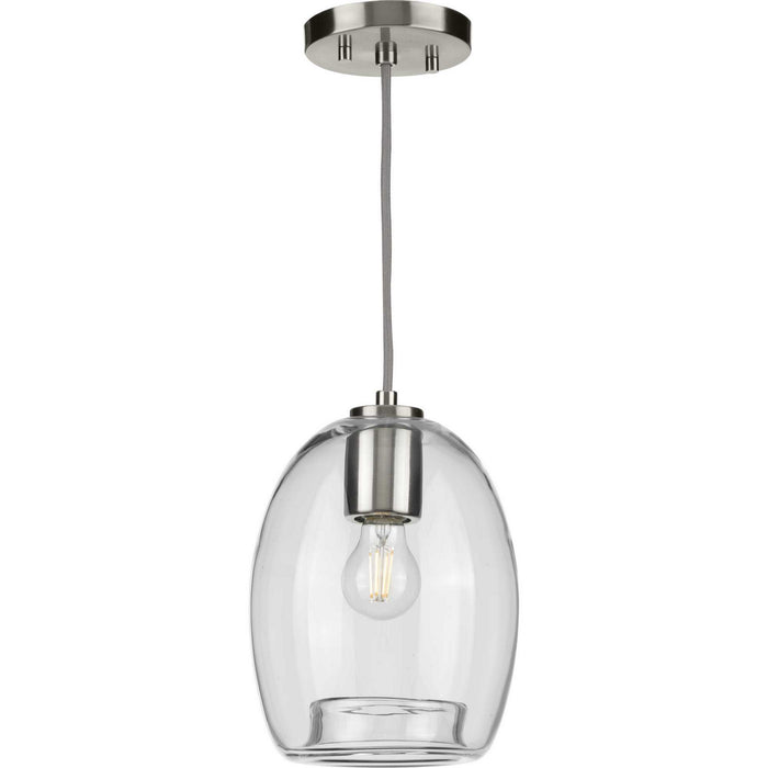 Myhouse Lighting Progress Lighting - P500159-009 - One Light Mini Pendant - Caisson - Brushed Nickel