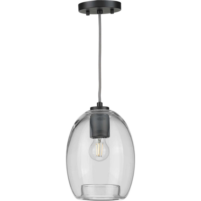 Myhouse Lighting Progress Lighting - P500159-143 - One Light Mini Pendant - Caisson - Graphite