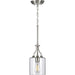 Myhouse Lighting Progress Lighting - P500208-009 - One Light Mini Pendant - Lassiter - Brushed Nickel