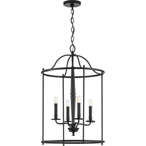 Myhouse Lighting Progress Lighting - P500210-031 - Four Light Foyer Pendant - Durrell - Black