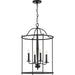 Myhouse Lighting Progress Lighting - P500210-031 - Four Light Foyer Pendant - Durrell - Black